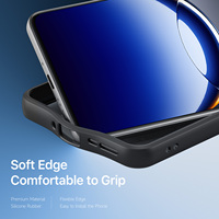 Coque de téléphone transparente antichoc en PC+TPU avec finition givrée de style minimaliste pour OPPO Find X8 Pro