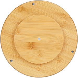 <span class=keywords><strong>Carrousel</strong></span> de cuisine Offre Spéciale support à <span class=keywords><strong>épices</strong></span> rotatif en bambou à 2 niveaux, organisateur d'étagère, support cosmétique - Product Image 1