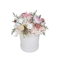 Vases décoratifs OEM en travertin pour la maison, plantes naturelles, bouquet éternel, roses éternelles préservées, fleurs immortelles