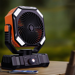 Ventilador Recargable de 40000mAh con Energía Solar, USB, Banco de Energía LED, Portátil, con Control Remoto, <span class=keywords><strong>para</strong></span> Uso en Exteriores y Automóvil, Diseño de Mano, Ventilador <span class=keywords><strong>para</strong></span> Camping - Product Image 2