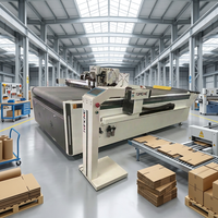 Machine de découpe numérique de carton ondulé à couteau oscillant CNC pour boîtes d'emballage imprimées