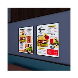 LED Light Box For Restaurant Outdoor Indoor Advertising Super Slim Light Box Advertising Light Box