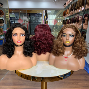 Perruque en cheveux vierges de qualité supérieure, texture naturelle, ondulations Ocean Wavy Body, avec closure transparente en dentelle suisse 5x5, 14 pouces, SDD Hair - Product Image 1