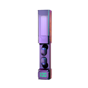 Écouteurs E50 sans fil tactile 5.0 affichage numérique <span class=keywords><strong>double</strong></span> mode en option écouteurs de musique portables - Product Image 1