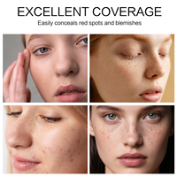 Fond de Teint Liquide Marque Blanche Couvrance Totale Correcteur Imperméable Naturel SPF 50 Hydratant Adaptatif au Teint