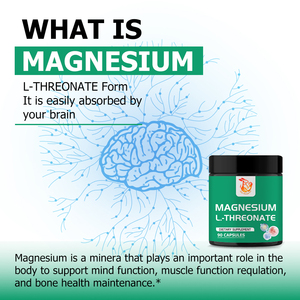 Cápsulas de L-Treonato de Magnesio Altamente Efectivas con L-Treonato de Magnesio, Refuerzan la Inmunidad, Apoyan la Salud Cerebral, Suplemento Dietético - Product Image 6