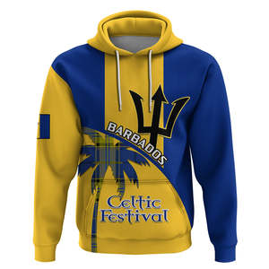 Alta calidad <span class=keywords><strong>Bandera</strong></span> de <span class=keywords><strong>Barbados</strong></span> Sudaderas con capucha de talla grande Escudo DE ARMAS DE <span class=keywords><strong>Barbados</strong></span> Suéter con capucha Ropa Streetwear al por mayor - Product Image 1