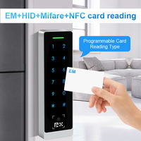 Lector de Códigos QR para Control de Acceso en Exteriores, Lector de Tarjetas RFID de Proximidad con Interfaz Wiegand y RS485