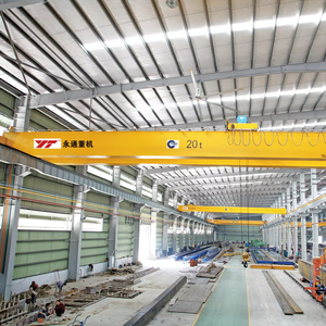 Grúa aérea de doble viga de 20 toneladas para planta de fabricación 25m de elevación máxima - Product Image 4