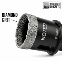 Vente directe usine : Scie cloche diamantée à filetage M14 pour meuleuse d'angle, outil de perçage et de découpe pour carrelage, porcelaine, granit, marbre, pour trous propres, OEM
