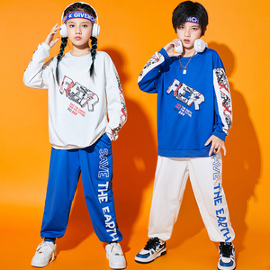 Costumes de cheerleading à manches longues pour enfants pour les élèves du primaire lors des costumes de performance de la réuni - Product Image 1