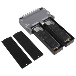 USB 3.2 Gen 2 Type C ฮาร์ดไดรฟ์ภายนอก SSD Enclosure RAID dual Bay M.2 NVMe SSD เคสสำหรับแล็ปท็อป - Product Image 3