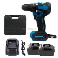 Perceuse à percussion sans fil à batterie lithium-ion, moteur sans balais, vitesse variable, qualité industrielle, outil domestique OEM 1/2