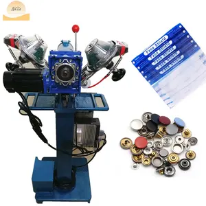 Medio ambiente-Cara escudo impermeable botón prensa automática máquina de coser industrial