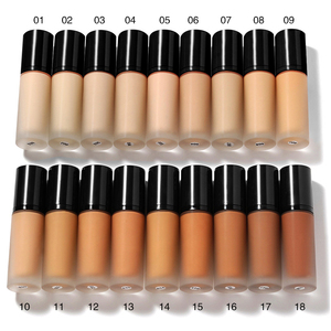 Base de Maquillaje Líquida de 18 Colores para Mujer - Marca Privada, Resistente al Agua con Efecto de Disimulación de Poros, <span class=keywords><strong>Serie</strong></span> con Tono Rosado Natural - Product Image 3