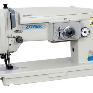 ZY3153 zoyer industrial zigzag sewing machine walking foot top with bottom feed tape edge zigzag sewing machine