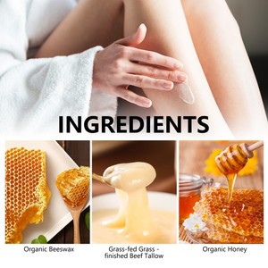 Oem/ODM 100% cỏ ăn thịt bò mỡ chăm sóc mặt + cơ thể-whipped Kem dưỡng ẩm da nhạy cảm lợi ích của thịt bò mỡ động vật - Product Image 2