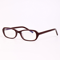 LBAshades 2505  Montures optiques rectangulaires rétro de haute qualité en acétate, logo personnalisé, lunettes anti-lumière bleue pour femmes