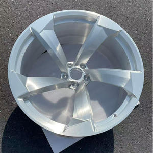 Nouvelles jantes de course en alliage forgé de 18 à 22 pouces, chromées sur mesure, monobloc, 5*120 PCD, déport de 25 mm pour Audi S4 - Product Image 1
