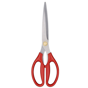 <b>Kitchen</b> <b>Scissor</b> Stainless Steel Red Straight Head Multi Purpose For Home Use - Product Image 4