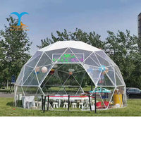 Maison complète personnalisé hôtel sphérique tentes géodésiques dôme maison pop up camping-car pour camionnettes