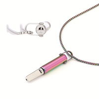 Nouveau Collier de Résistance Respiratoire Amélioré avec Filtre en Coton Intégré pour Yoga, Méditation, Aromathérapie, Soulagement du Stress et Pleine Conscience