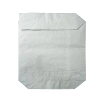 Sac en papier kraft multicouche avec valve à manchon collé, recyclable, 25 kg, pour farine, poudre de pommes de terre