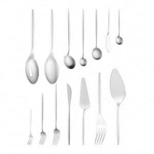 Juego de Cubiertos de Acero Inoxidable Ecológicos en Oferta, para Bodas, Hogar y Té, con Logotipo Grabado con Láser en Oro PVD, Diseño Clásico - Product Image 3
