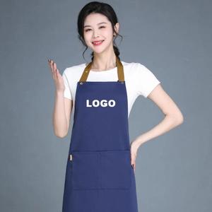 Delantal de Lona sin Mangas en Forma de <span class=keywords><strong>H</strong></span>, Impermeable, Resistente al Aceite y Antimanchas, Disponible al por Mayor, con Impresión de Logotipo Personalizado - Product Image 1