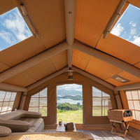 Tente Gonflable de Luxe Nouveau Design 13 Pouces Imperméable Cabane de Camping Extérieure Tentes Gonflables pour Voyages en Famille
