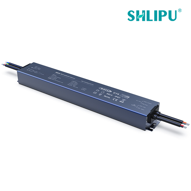 IP67 waterproof Dimmable LED Power Supply Dali Push 0-10V led driver DT6 brightness adjustable power supply 12V 24V 300W driver