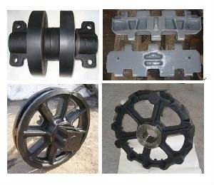 เครนตีนตะขาบติดตามรองเท้า<span class=keywords><strong>pad</strong></span> KH125-3สำหรับยางbulldozer - Product Image 4