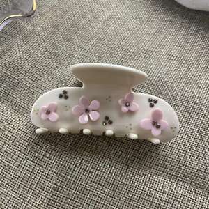 Pinza de Pelo de Acetato con Pedrería para Mujer, Accesorio para el Cabello para Bodas y Fiestas - Product Image 4