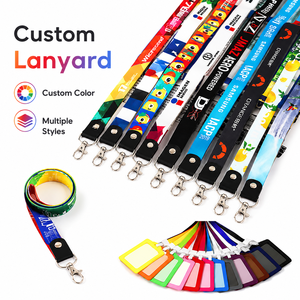 Wholesale Custom <b>Lanyard</b> With Logo Print Detachable Buckle ID Card Holder Strap For Business Conference Trade Show Promotional - Product Image 1