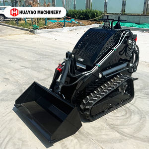 Pengiriman Cepat Mini Skid Steer <span class=keywords><strong>Loader</strong></span> Beroda Karet Diesel untuk Pertambangan & Konstruksi & Lanskap - Product Image 1