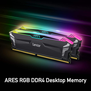แรม Lexar 16GB ARES RGB DDR4 ความเร็ว 4000MT/s CL18 1.35V สำหรับเดสก์ท็อป รองรับ Intel XMP 2.0 และ AMD Ryzen สีดำ (LD4BU008G-R3600GDLA) - Product Image 2