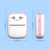 Printer Thermal Mini Portabel Nirkabel Android iOS untuk Rumah, Desain Baru, Pencetak Barcode, Harga Terjangkau