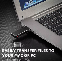 Perekam Suara Digital Genggam Mini USB 8GB Format WAV Waktu Perekaman Lama Baterai Lithium Perekam Suara USB Stick 8GB