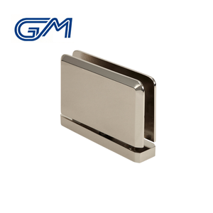 Charnières pivotantes en laiton massif chromé poli pour <span class=keywords><strong>porte</strong></span> <span class=keywords><strong>de</strong></span> douche en verre, rotation <span class=keywords><strong>à</strong></span> 360 degrés, montage supérieur ou inférieur - Product Image 1