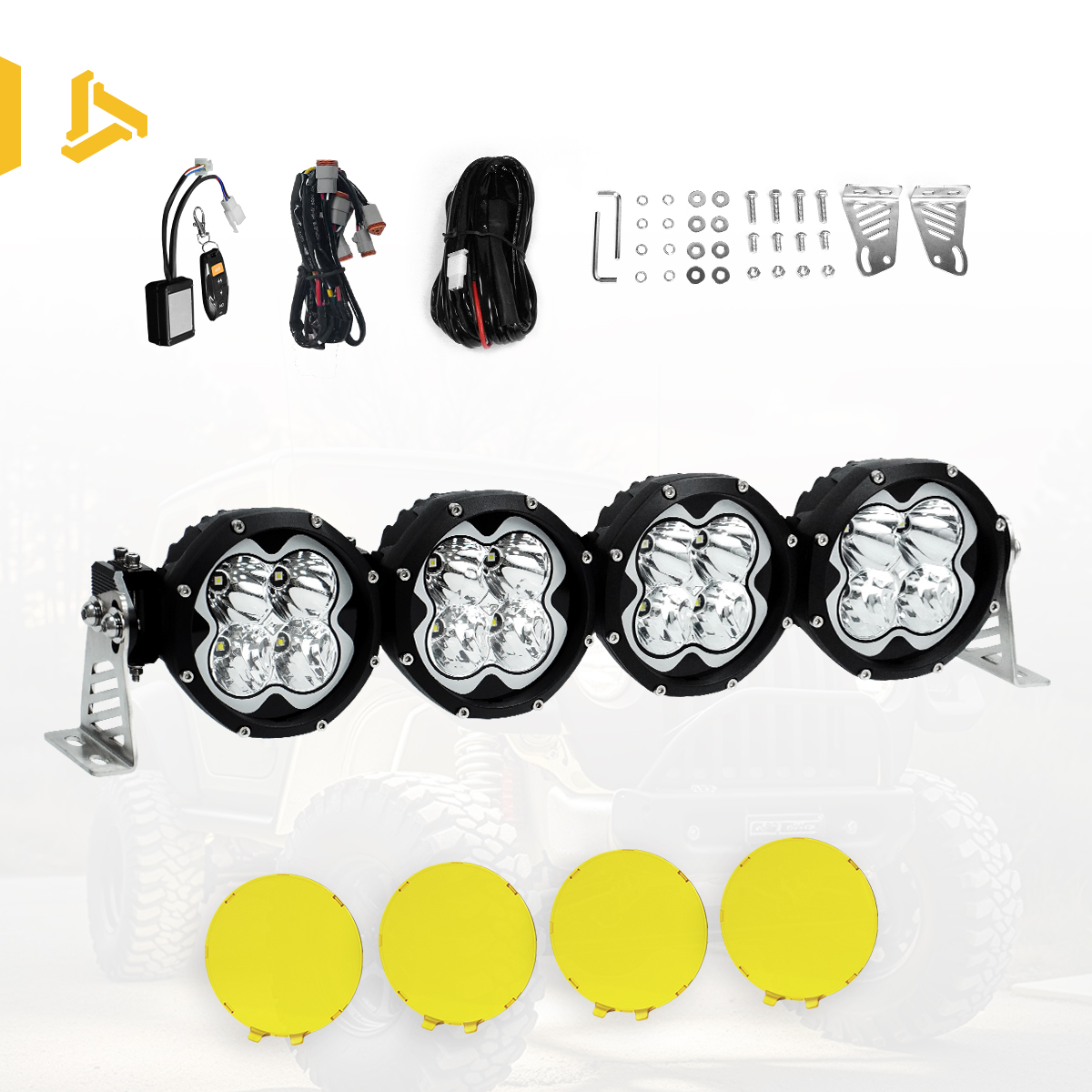 Kit de barre lumineuse (couvercle jaune)