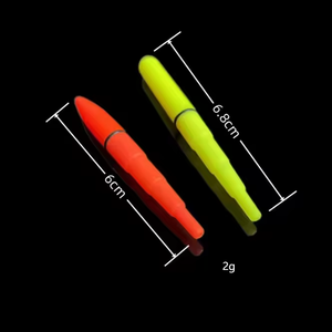 Flotteur de pêche étanche à LED avec bâton lumineux et tubes en mousse plastique pour la pêche au bar, flotteur coulissant pour la pêche de nuit - Product Image 6