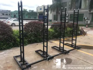 Customized Led Stand Screen Wall Ground Support Truss For Sale