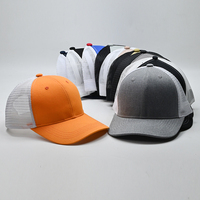 Venta al por mayor personalizado OEM Richardson 112 gorras de camionero 6 paneles de malla gorra de béisbol con logotipo personalizado gorra de conductor deporte parche de cuero