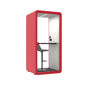 Cabina Acústica Modular para Oficina que Ahorra Espacio con Puerta de Vidrio Templado - Product Image 4