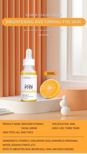 Suero facial blanqueador con vitamina C, eliminador de arrugas y pecas, cuidado de la piel, elimina manchas oscuras, esencia hidratante, ilumina los productos de belleza - Product Image 6