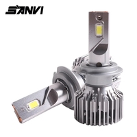 Ampoule de phare de voiture LED à 3 tuyaux en cuivre, haute puissance H1 H11 9005 HB3 H7 LED H4 voiture LED phares de voiture led 55w Auto Lamp