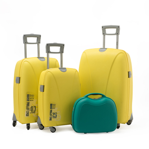 BUBULE Étanche En Plastique Bagages PP <span class=keywords><strong>3</strong></span> pièces Valise Rigide De Voyage Ensemble de Bagages - Product Image 3