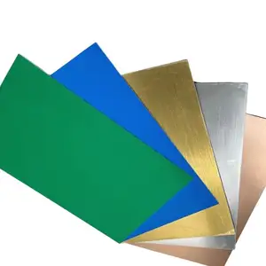 2 couleurs de gravure plastique ABS feuille stratifiée double couleur