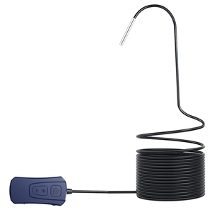 กล้องส่องตรวจสอบแบบ HD พร้อมไฟ LED ปรับได้ 8 ดวง ความยาว 5 เมตร แบบกึ่งแข็ง ทนทานต่อการใช้งาน กันน้ำได้ - Product Image 1
