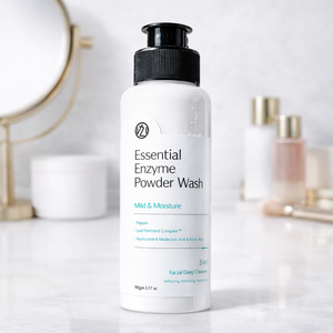 Poudre enzymatique nettoyante V21 Essential 90g – Nettoyant visage doux hydratant en profondeur - Product Image 2